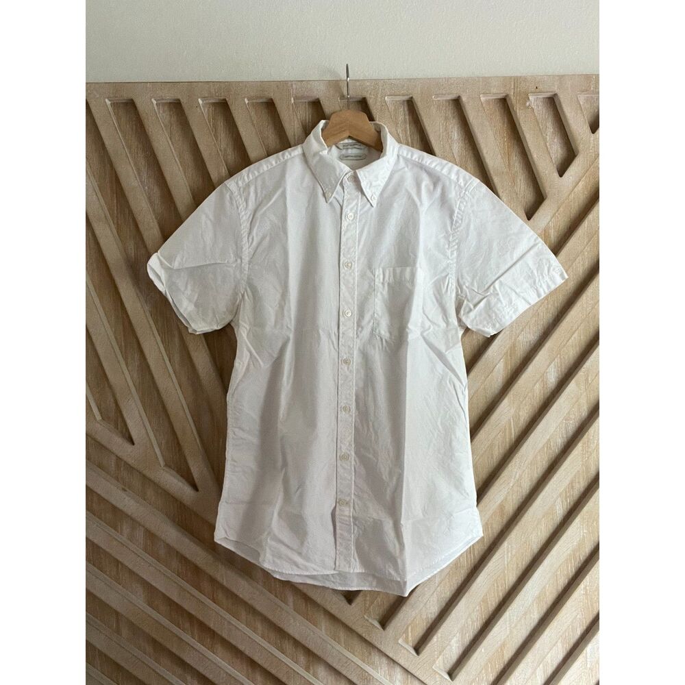 Suitsupply White Short Sleeve Button Down